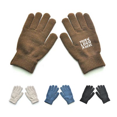 Winter Elastic Knitted Gloves