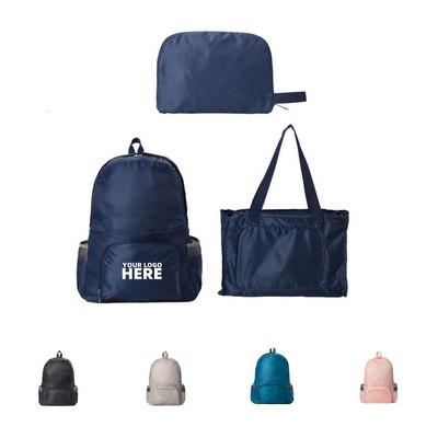 Dual-Purpose Foldable Travel Backpack