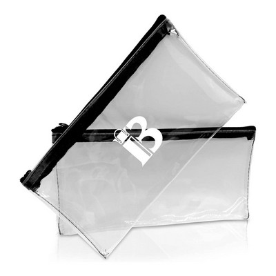 Transparent PVC Pencil Cases w/ Zipper