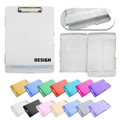 A4 Multi-Functional Clipboard Document Storage Box