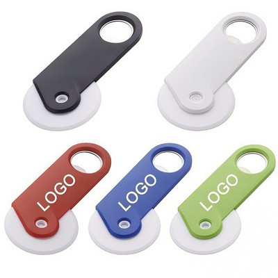 Multi Function Round Pizza Cutter with PP Plastic Handle