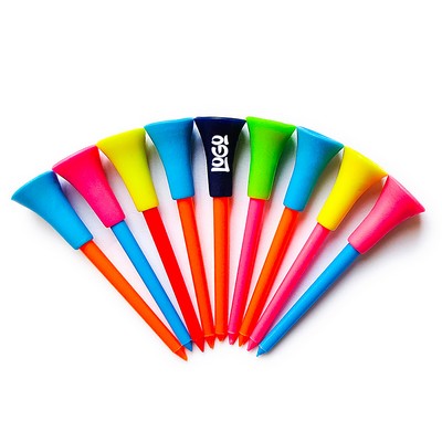Rubber Top Plastic Golf Tees
