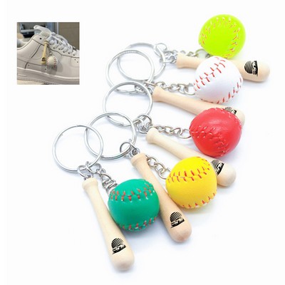 Mini Baseball Bat Keychain
