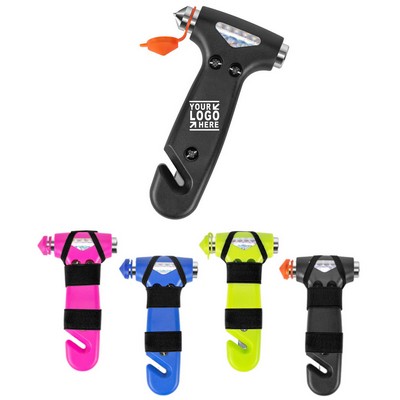 Car Window Breaker Belt Cutter Emergency Hammer