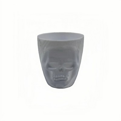 Glow in the Dark Skull Shot Glass for Halloween Bar and Party Decor