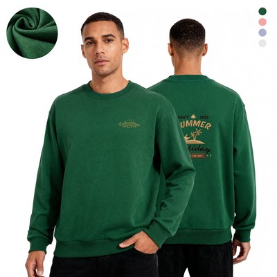 8.5oz CVC Pullover Crewneck Sweatshirt