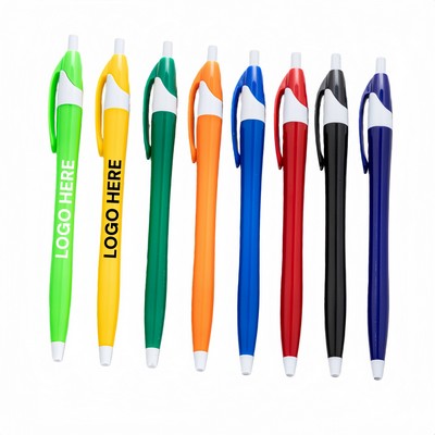 Colorful Budget Plastic Ballpoint Pens