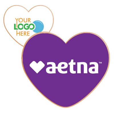 4" Heart Logo Sugar Cookie