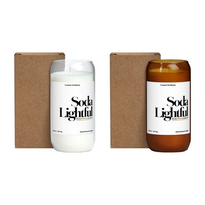 Flicker 16 oz Soda Shape Candle