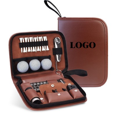 Pu Leather Golf Accessory Tool Bag