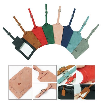 PU Leather Luggage Tag For Suitcases