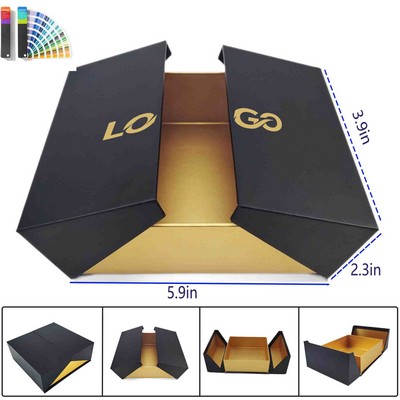 Custom High-End Magnetic Double-Door Flip-Top Gift Box