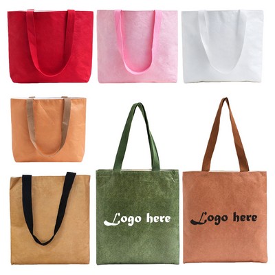 Tear-Resistant Textured Paper Touch Tote Bag