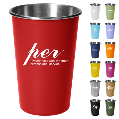 16OZ Stainless Steel Pint Cups