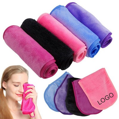 Ultra Soft Reusable Microfiber Makeup Remover Cloth Washable Cleansing Towel