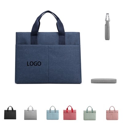 Portable Office Document File Bag With Handle
