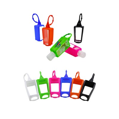 Hand Sanitizer Holder Keychain Travel 1Oz