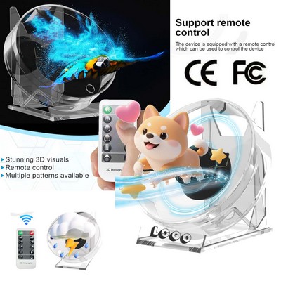 Certified by CE/FCC 3D Hologram Fan