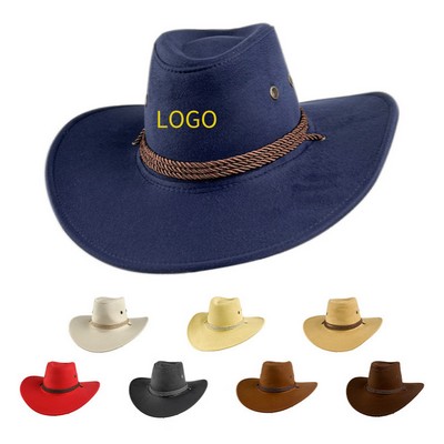 Suede Western Cowboy Hat