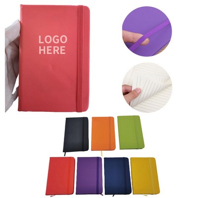 A6 Colored Imprint Journal Notebook