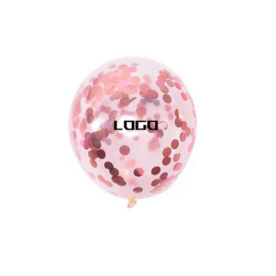 12" Eco-friendly Sequin Confetti Balloons