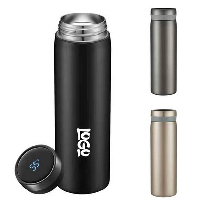 17.6oz Stainless Steel Temperature Display Insulation Cup