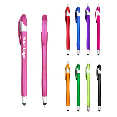 Metallic Stylus Ballpoint Pen