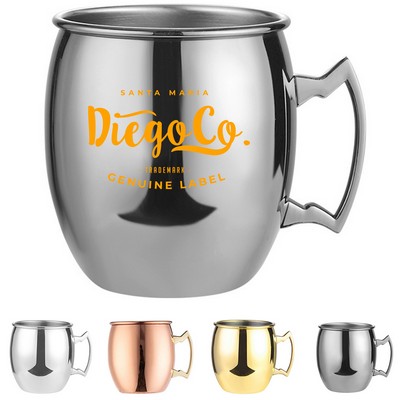 18oz Copper Plated Stainless Steel Moscow Mule Mug