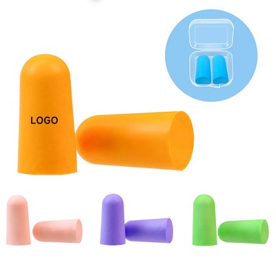 Soft Foam Earplugs with Case