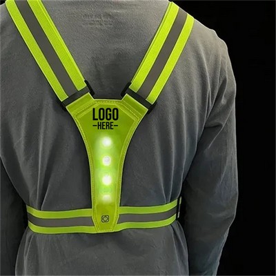 LED Reflective Vest Straps