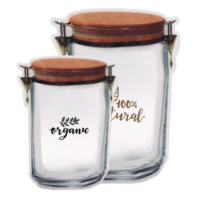 Medium Stand-up Mason Jar Style Reusable Zipper Bag