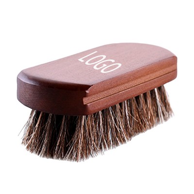 Special Wooden-Handled Horsehair Brush For Shoe Polishing