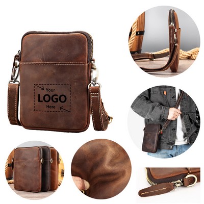 Leather Daypack Sling Bag