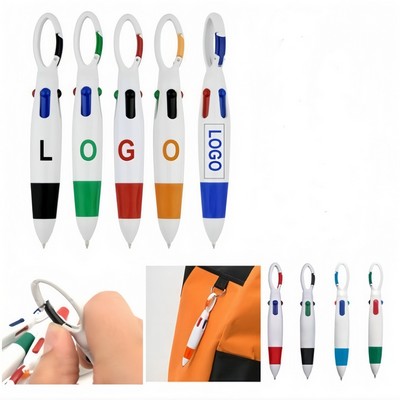 Multicolor Ballpoint Pen with Four Ink Options