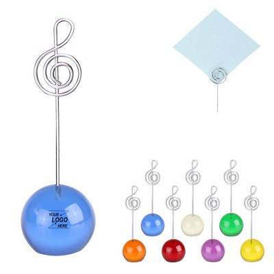 Resin Ball Note Holder