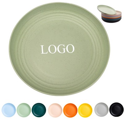 10" Wheat Straw Fiber Dinner Plate