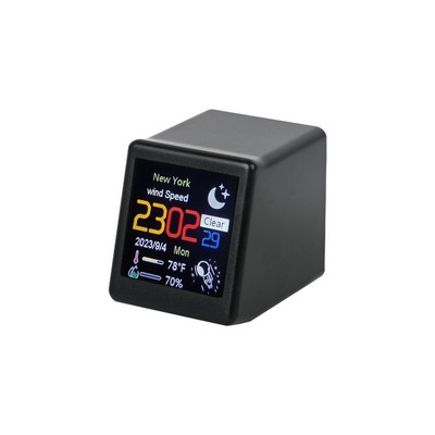 WIFI Smart Desktop Clock Weather Mini TV