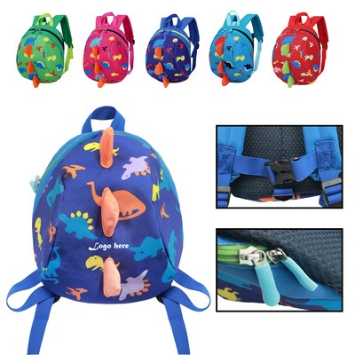 Dinosaur Toddler Mini Backpack with Leash Children Kids Baby Harness Bookbag