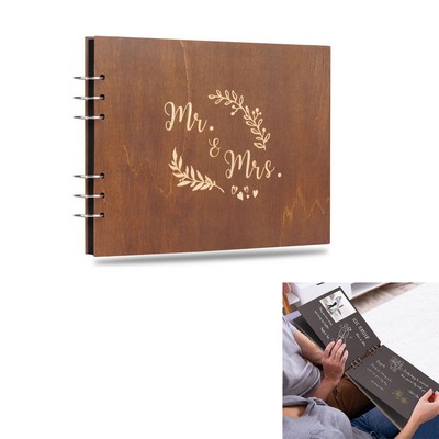 Personalized Wooden Guest Album