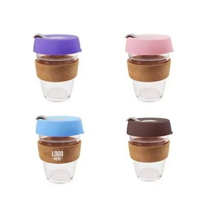 12oz Glass Coffee Cup