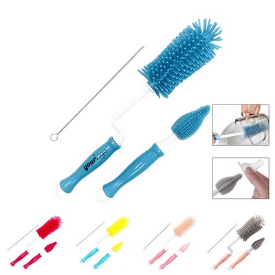 Silicone Bottle Brush Set