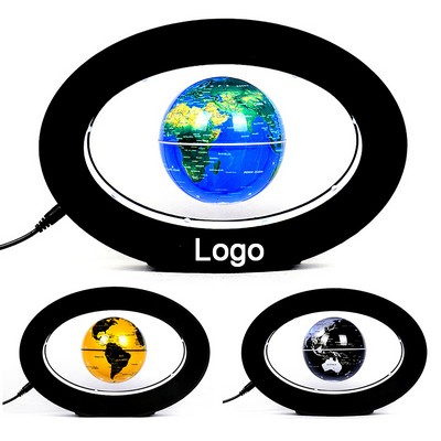 Magnetic Levitation Illuminated Globe Decor