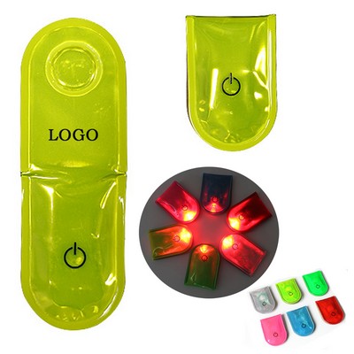 PVC Outdoor LED Safety Magnetic Clip Warning Light