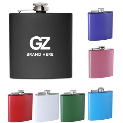 6 oz Stainless Steel Hip Flask