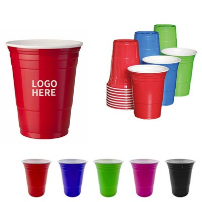 16oz Durable Party Plastic Glass