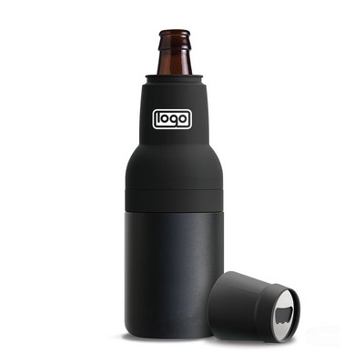 12Oz Bottle Cooler w/ Beer Opener
