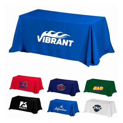 6' Custom Printed Table Throw