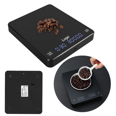 Smart Coffee Scale With Touch Timer