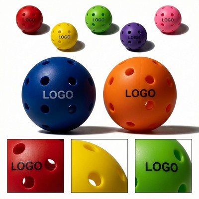 Durable 40-Hole Outdoor Pickleball - Enhanced Elasticity & Crack Resistant