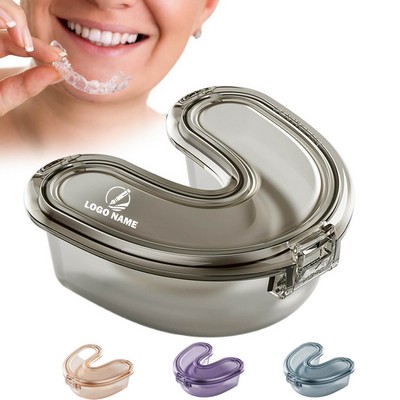 U-Shaped PC silicone retainer case
